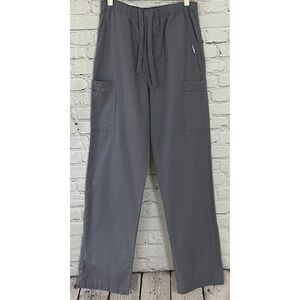 Landau Essentials Steel Gray Scrub Pants Style 8555 (Size M)